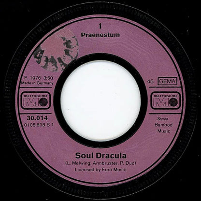 Praenestum* : Soul Dracula (7")