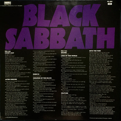 Black Sabbath : Master Of Reality (LP, Album, RE, Unofficial, Cle)