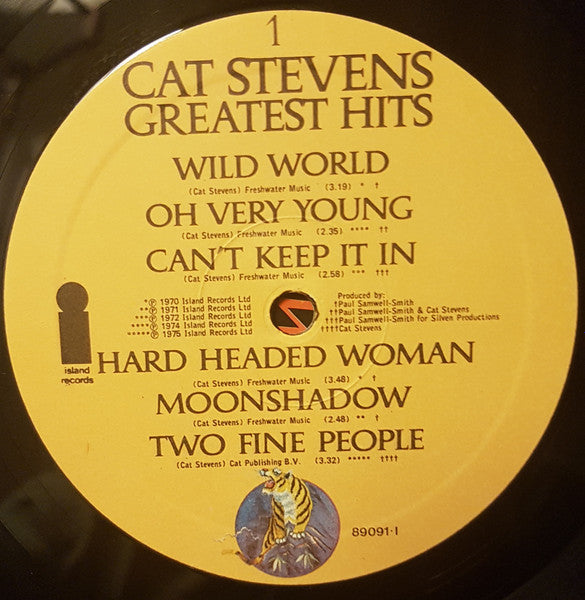 Cat Stevens : Greatest Hits (LP, Comp, RE)