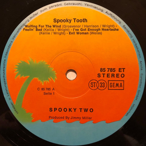 Spooky Tooth : Spooky Two (LP, Album, RE, Gat)