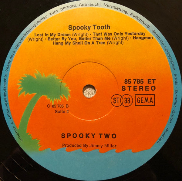 Spooky Tooth : Spooky Two (LP, Album, RE, Gat)