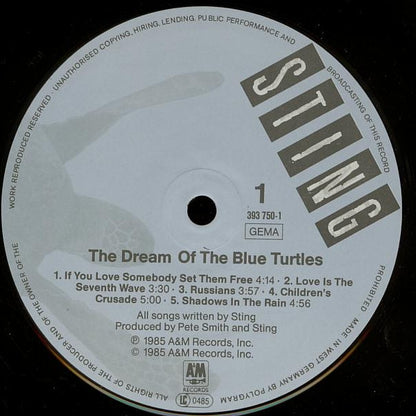 Sting : The Dream Of The Blue Turtles (LP, Album)