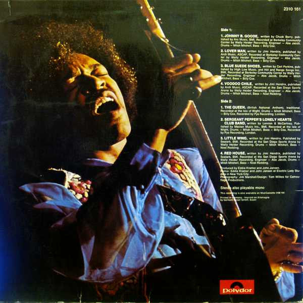 Jimi Hendrix : Hendrix In The West (LP, Album)