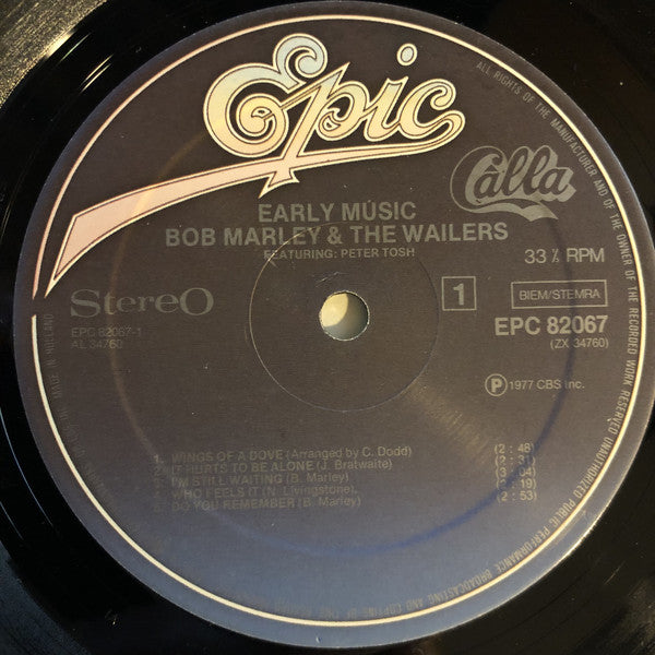 Bob Marley & The Wailers : Early Music (LP, Comp)