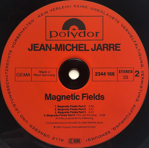 Jarre* : Magnetic Fields (LP, Album, RP)