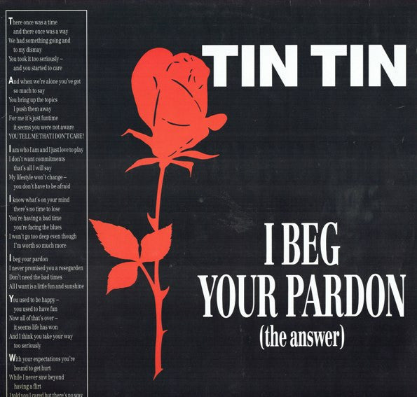 Tin Tin (9) : I Beg Your Pardon (The Answer) (12")