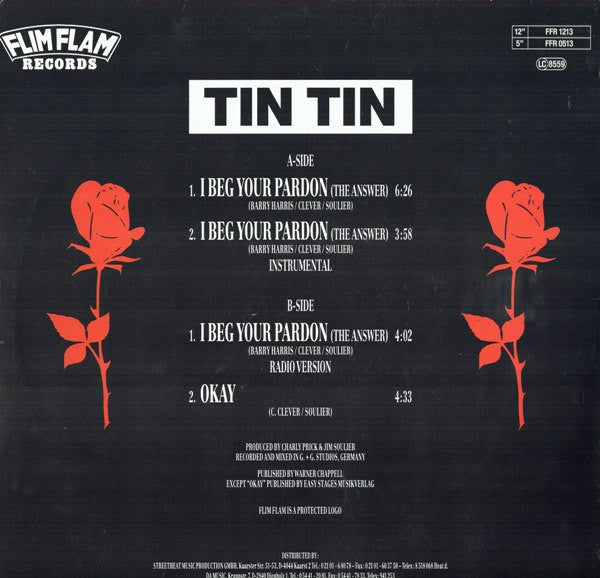 Tin Tin (9) : I Beg Your Pardon (The Answer) (12")