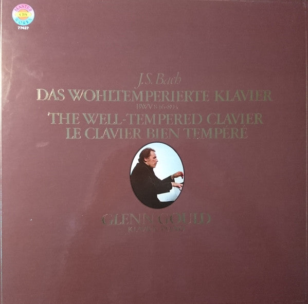 J.S. Bach*, Glenn Gould : Das Wohltemperierte Klavier BWV 846-893 = The Well-Tempered Clavier = Le Clavier Bien Tempéré (4xLP + Box, Comp, RE)