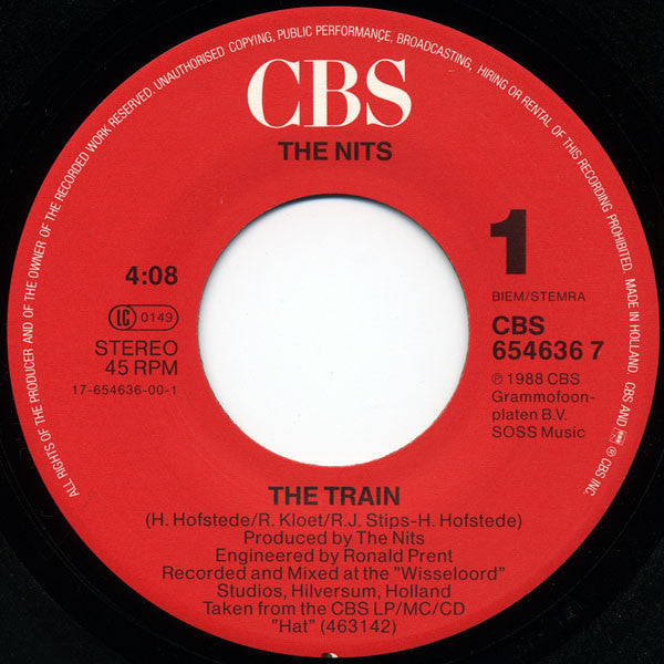 The Nits : The Train (7", Single)