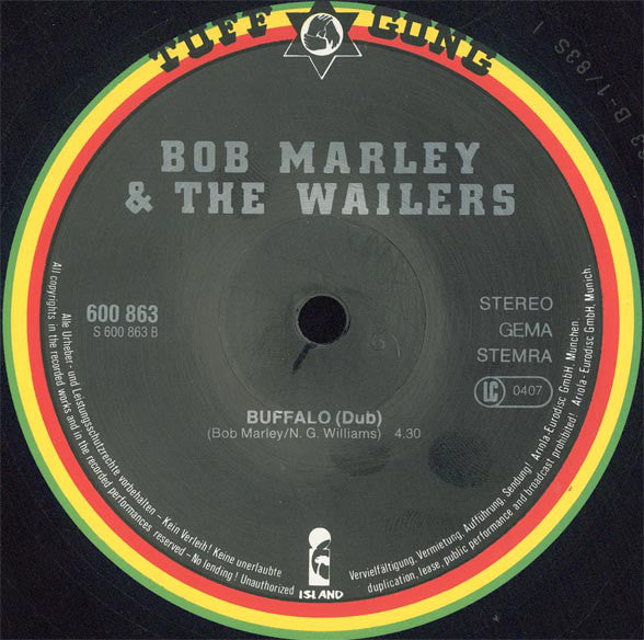 Bob Marley & The Wailers : Buffalo Soldier (12", Maxi)