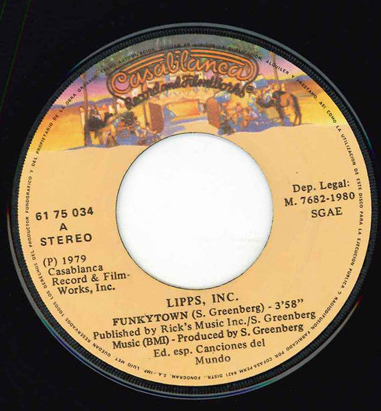 Lipps Inc* : Funkytown (7", Single)