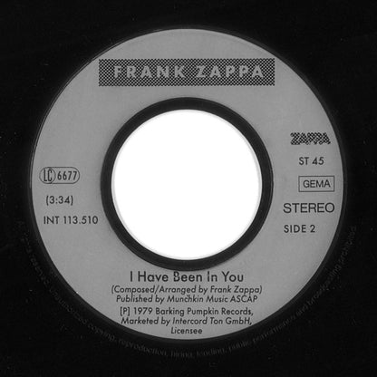 Frank Zappa : Bobby Brown (7", Single, RE)