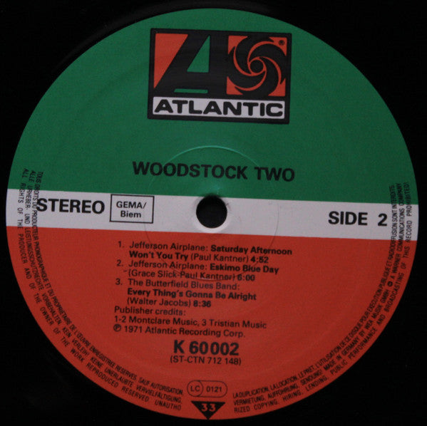 Various : Woodstock Two (2xLP, RE)