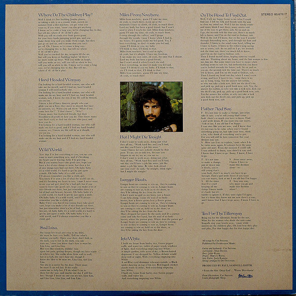 Cat Stevens : Tea For The Tillerman (LP, Album, Gat)