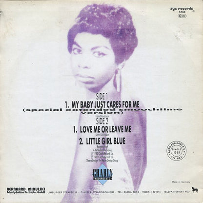 Nina Simone : My Baby Just Cares For Me (12", Maxi)