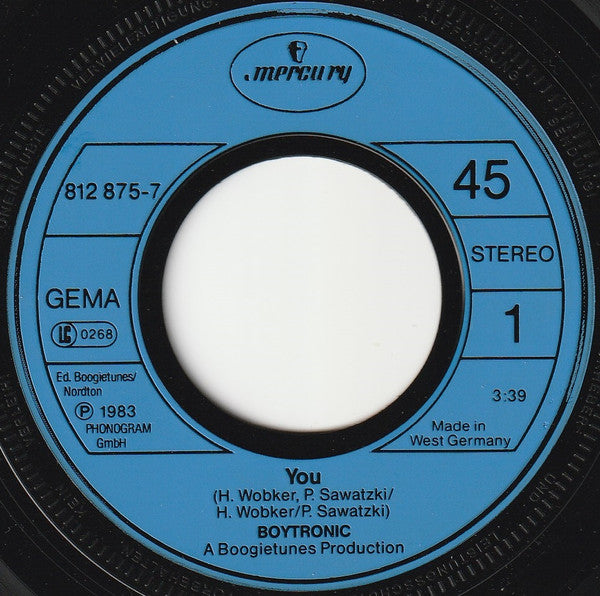 Boytronic : You (7", Single)