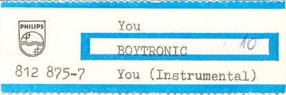 Boytronic : You (7", Single)