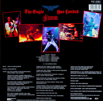 Saxon : The Eagle Has Landed (Live) (LP, Album, RE)