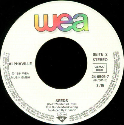 Alphaville : Big In Japan (7", Single)