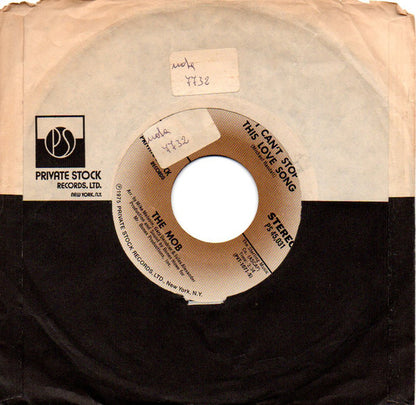 The Mob (2) : I Can't Stop This Love Song / Hot Music (7", Single)