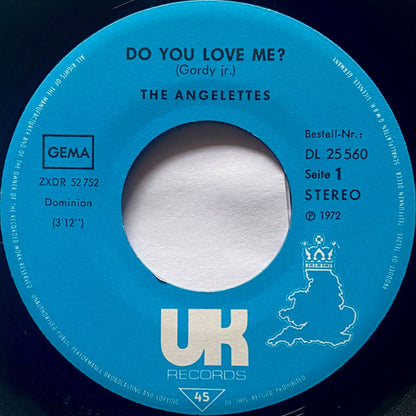 The Angelettes : Do You Love Me ? (7", Single)