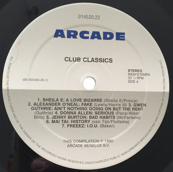 Various : Club Classics (2xLP, Comp)