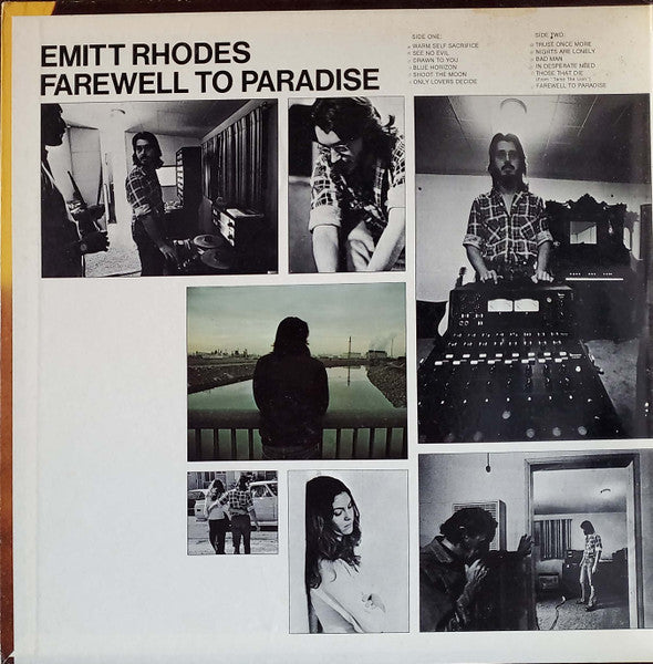 Emitt Rhodes : Farewell To Paradise (LP, Album, Pit)