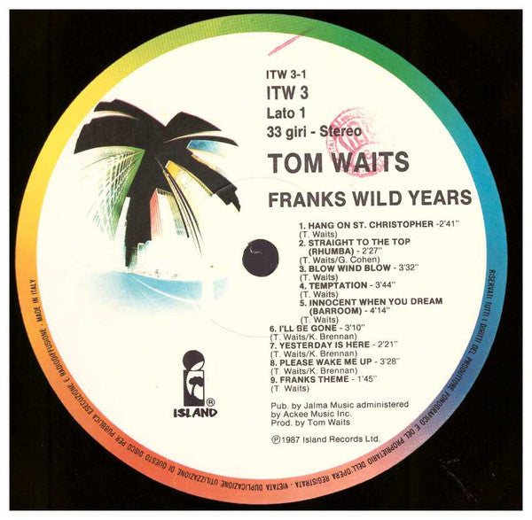 Tom Waits : Franks Wild Years (LP, Album)