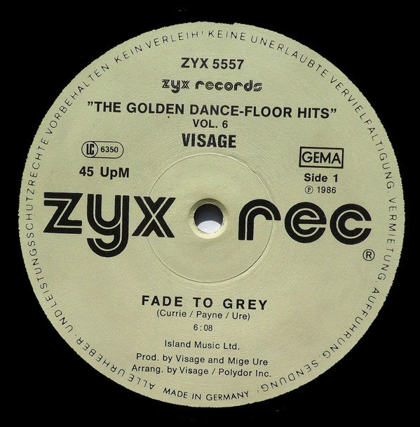 Visage / Peaches & Herb : Fade To Grey / Shake Your Groove Thing (12", Maxi)