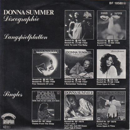 Donna Summer : Rumour Has It (7", Single, RE)