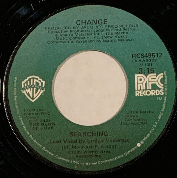 Change : Searching / It's A Girl's Affair (7", Win)