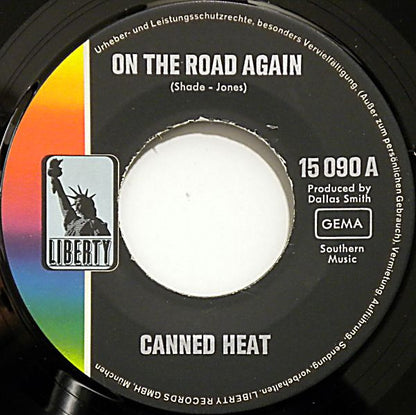 Canned Heat : On The Road Again (7", Single)