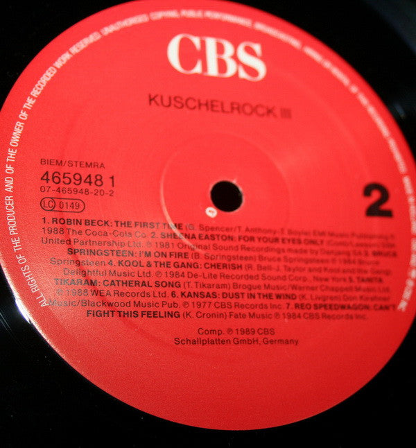 Various : Kuschelrock 3 (3xLP, Comp)