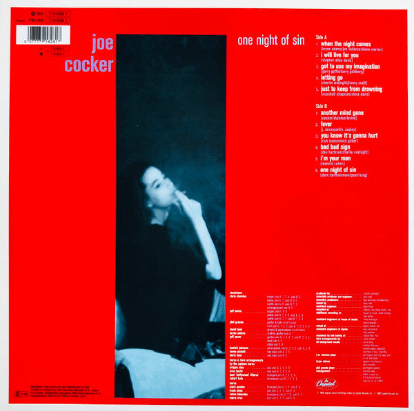 Joe Cocker : One Night Of Sin (LP, Album)