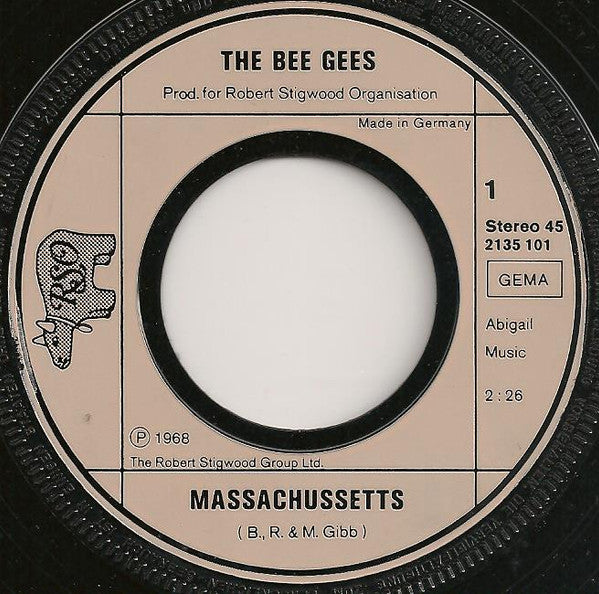 Bee Gees : Massachussetts / World (7", Single)