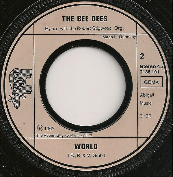 Bee Gees : Massachussetts / World (7", Single)