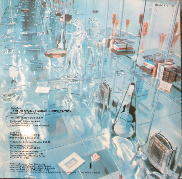 Fripp & Eno : (No Pussyfooting) (LP, Album, Gat)