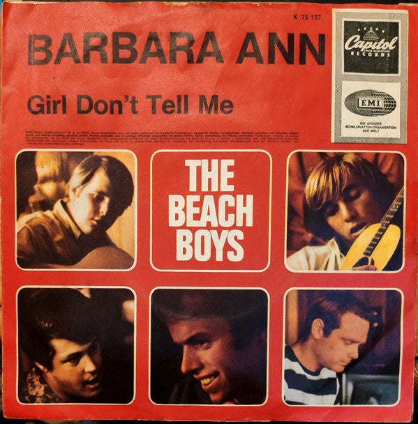 The Beach Boys : Barbara Ann (7", Single)