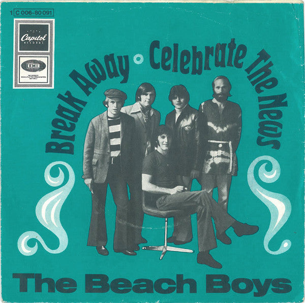 The Beach Boys : Break Away / Celebrate The News (7", Single)