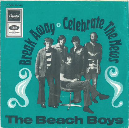 The Beach Boys : Break Away / Celebrate The News (7", Single)