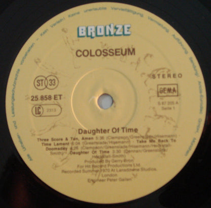 Colosseum : Daughter Of Time (LP, Album, RE)