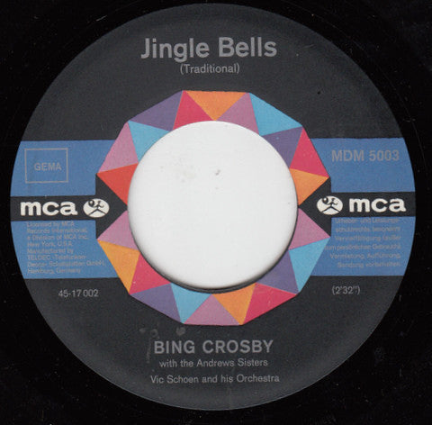 Bing Crosby : White Christmas (7", Single)