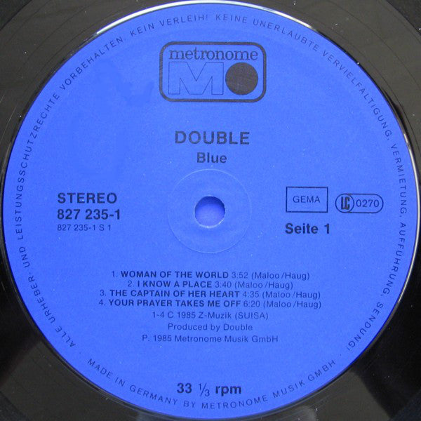 Double : Blue (LP, Album)