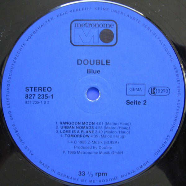 Double : Blue (LP, Album)