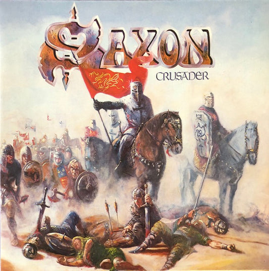 Saxon : Crusader (LP, Album, Gat)