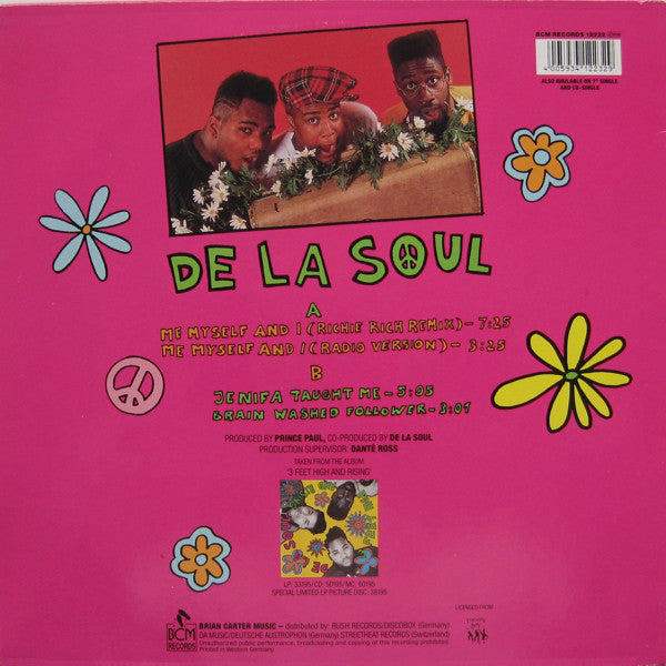 De La Soul : Me Myself And I (12", Single)