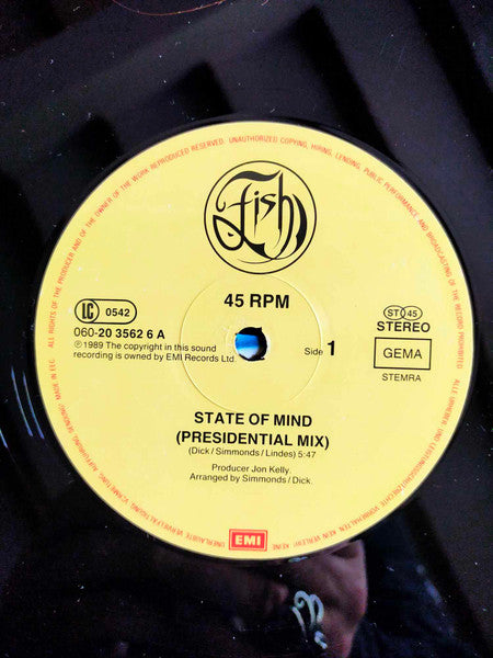 Fish : State Of Mind (12")