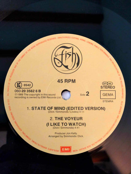 Fish : State Of Mind (12")