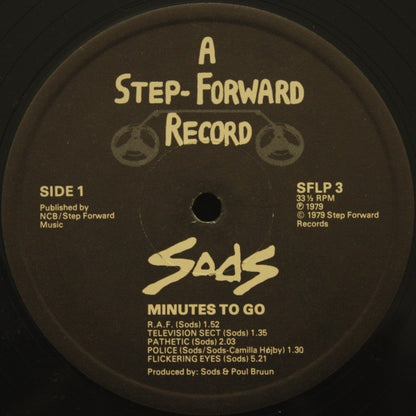 Sods : Minutes To Go (LP, Album)