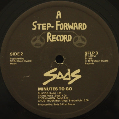 Sods : Minutes To Go (LP, Album)